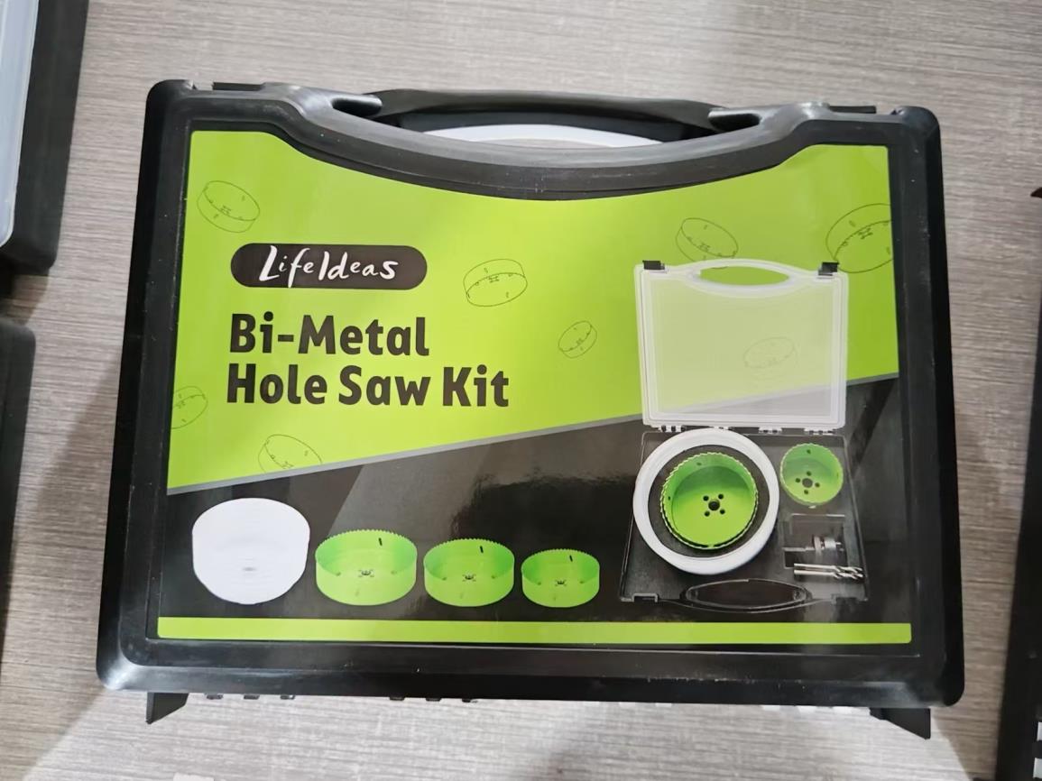 Hole saw set 8 pcs bi-metal