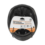 Fietshelm volwassenen maat L (58-61 cm) zwart