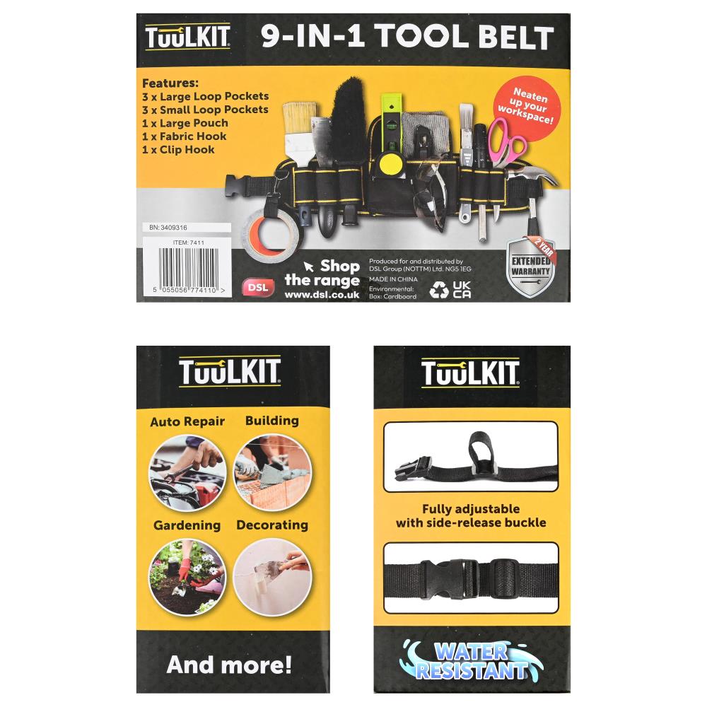 Gereedschapsriem 9-in-1
