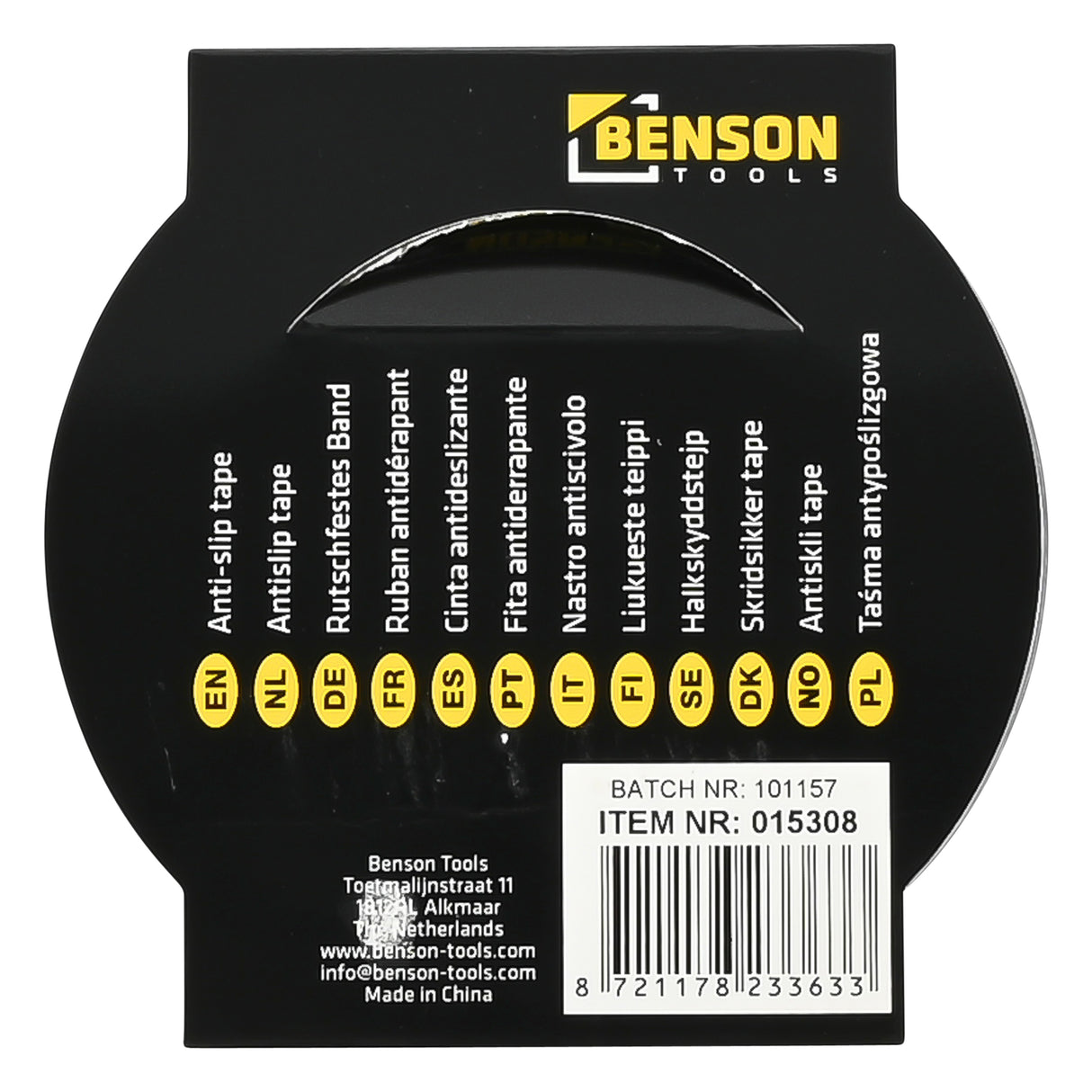 Anti-slip tape transparant 25 mm x 5 mtr