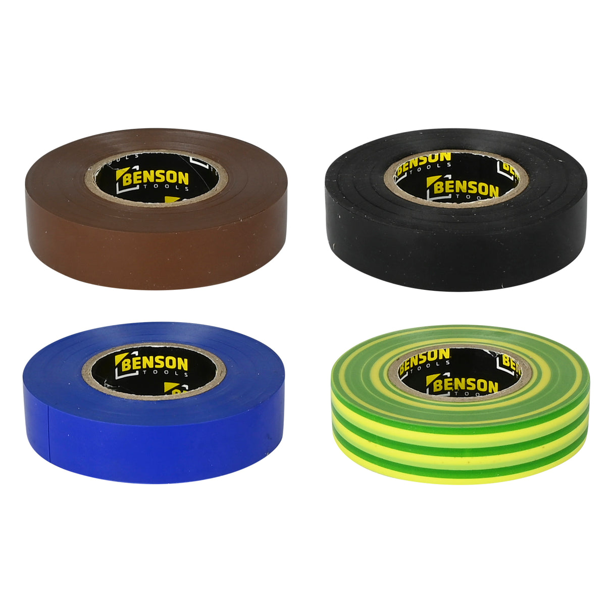 PVC tape 4 dlg 20 mtr kleur