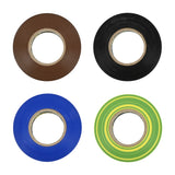 PVC tape 4 dlg 20 mtr kleur