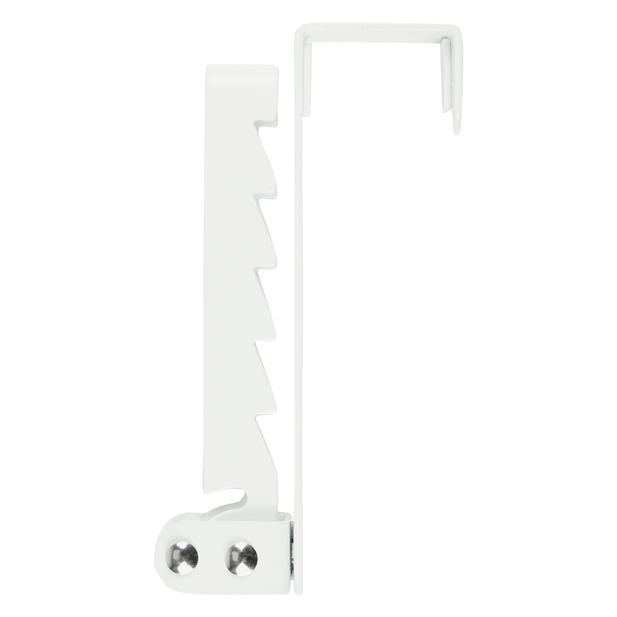Crochet de porte pliable blanc