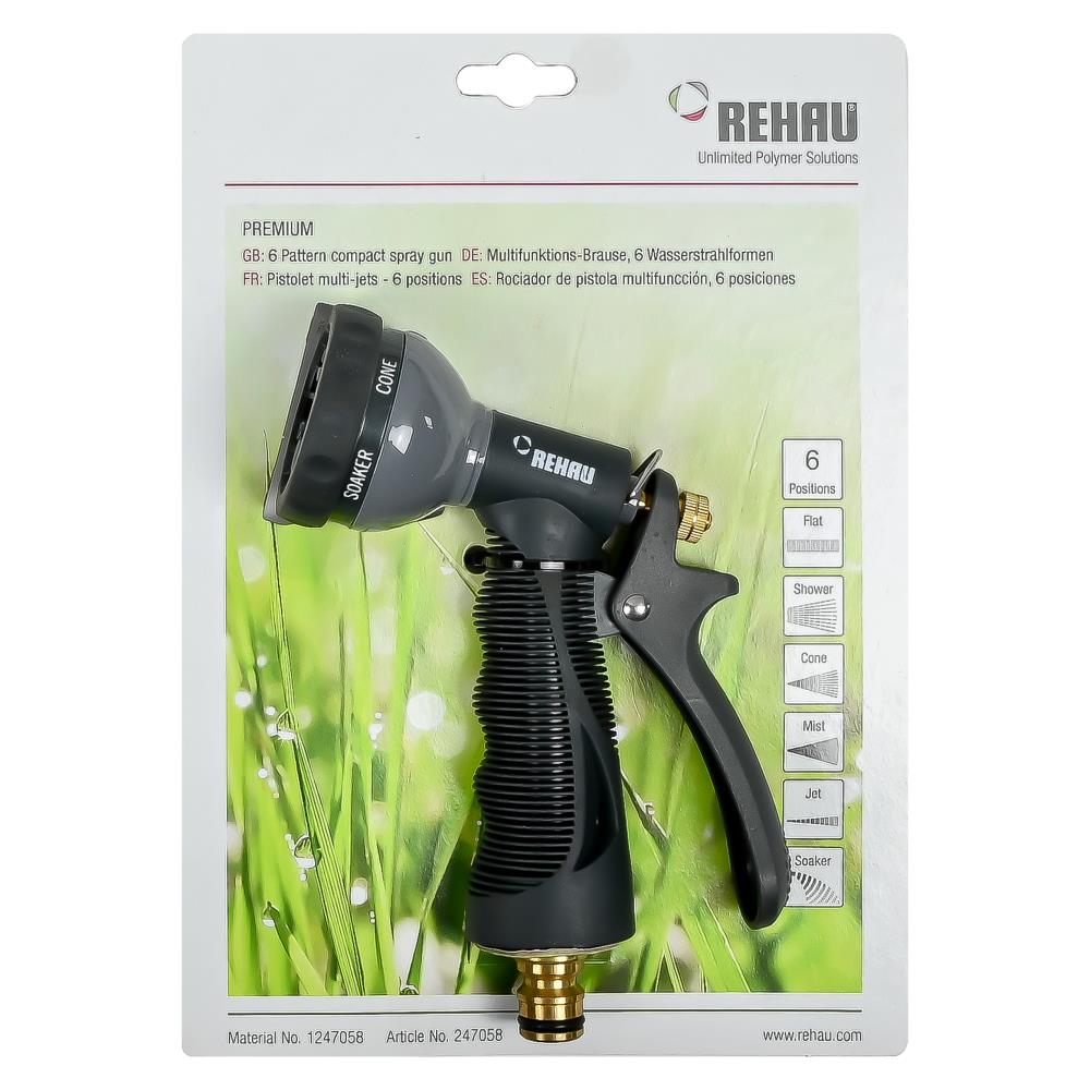 Rehau Gun nozzle 6 function 