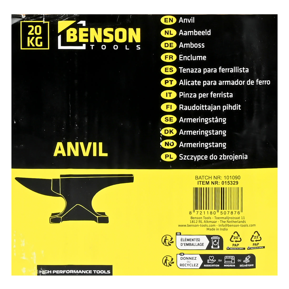 Aambeeld 20 kg