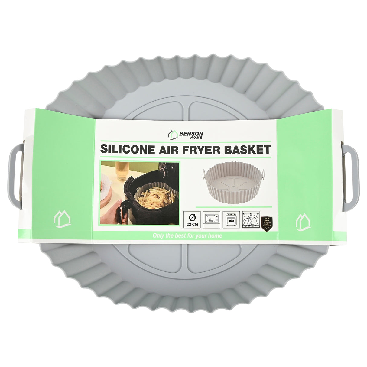 Airfryer bakje siliconen rond ø 22,5 cm