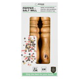 Salt and pepper mill 21 cm 2 pcs