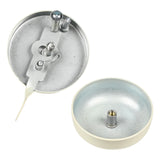 Fietsbel ding-dong 58 mm beige