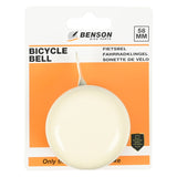 Fietsbel ding-dong 58 mm beige