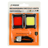 Rechargeable bicycle lamp set