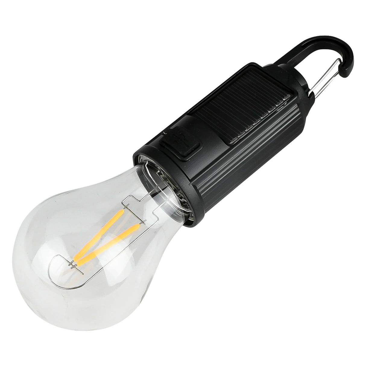 Campinglampe mit Solarkarabiner