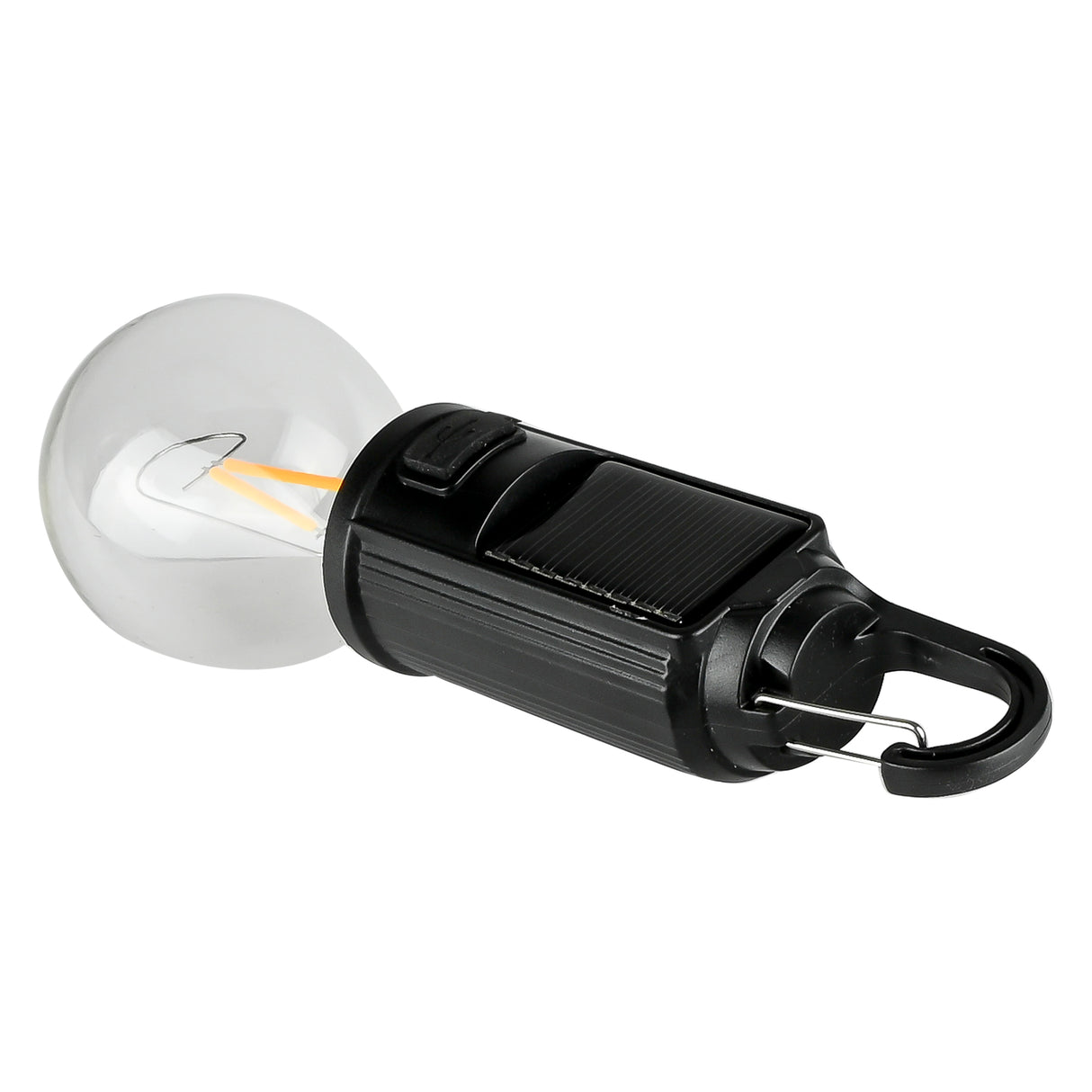 Campinglampe mit Solarkarabiner