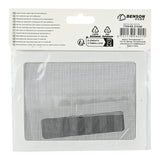 Kit de rubans de réparation pour moustiquaires autocollants noirs 10 pcs
