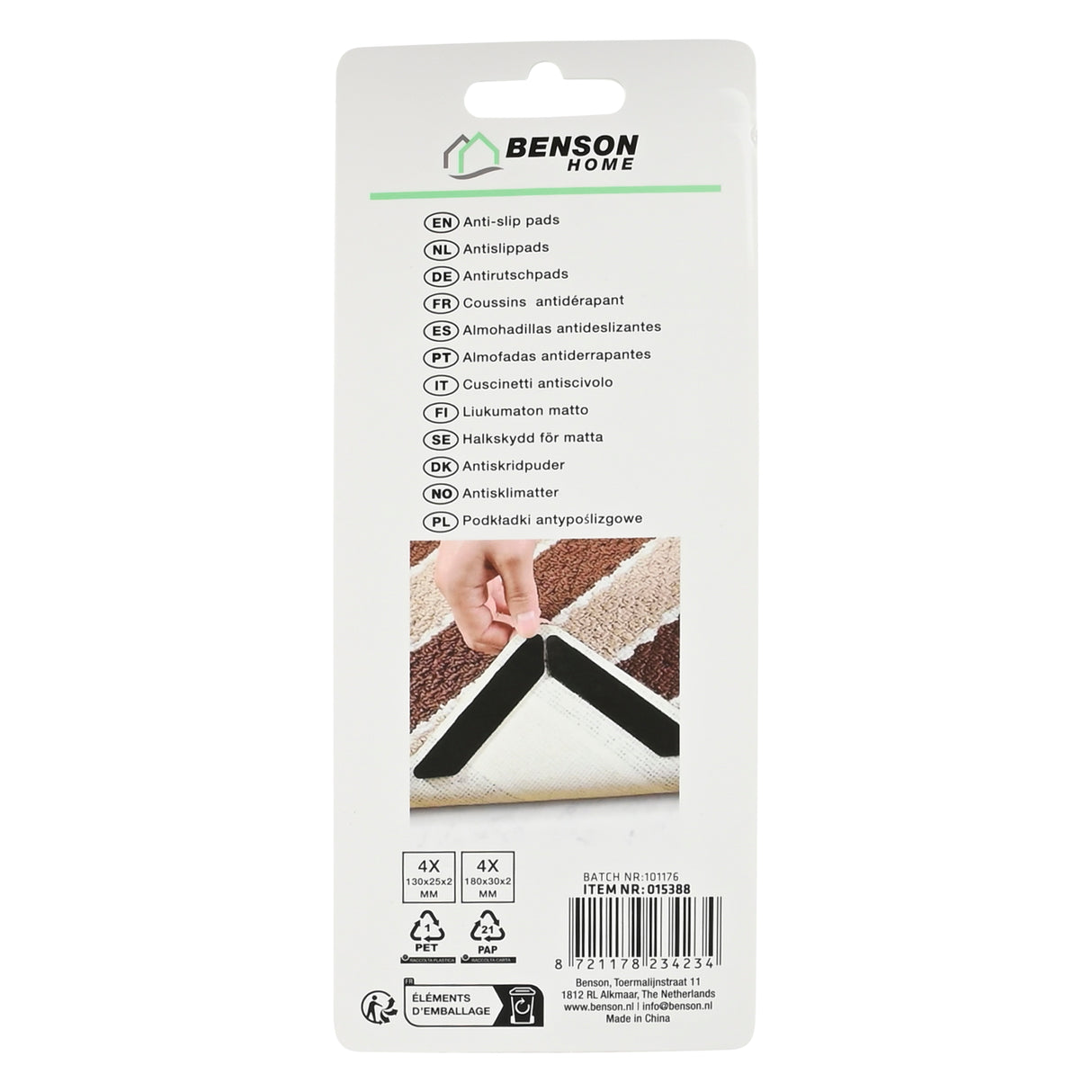 Anti-Rutsch-Pads 8 Stk