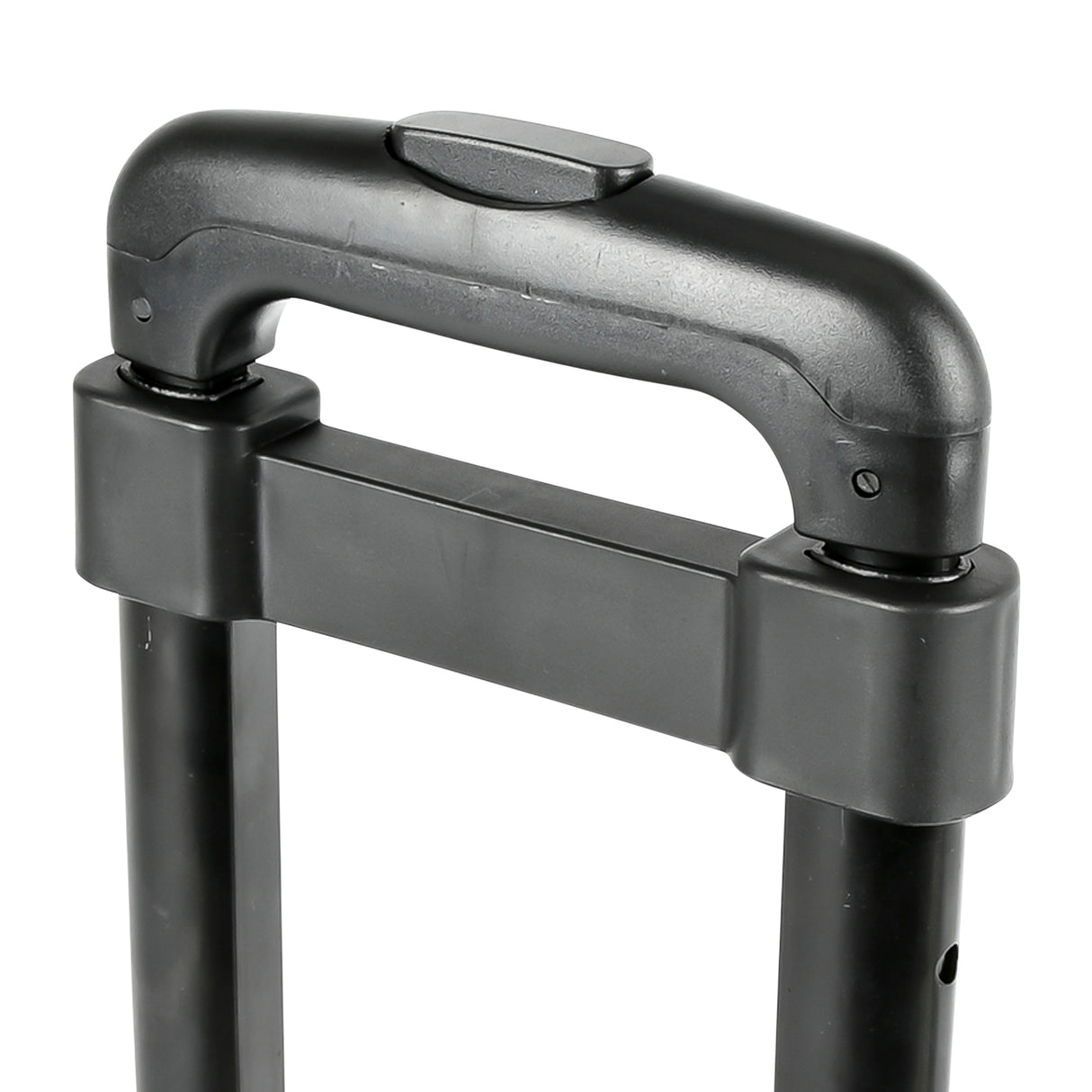 Trolley faltbar aus Kunststoff schwarz