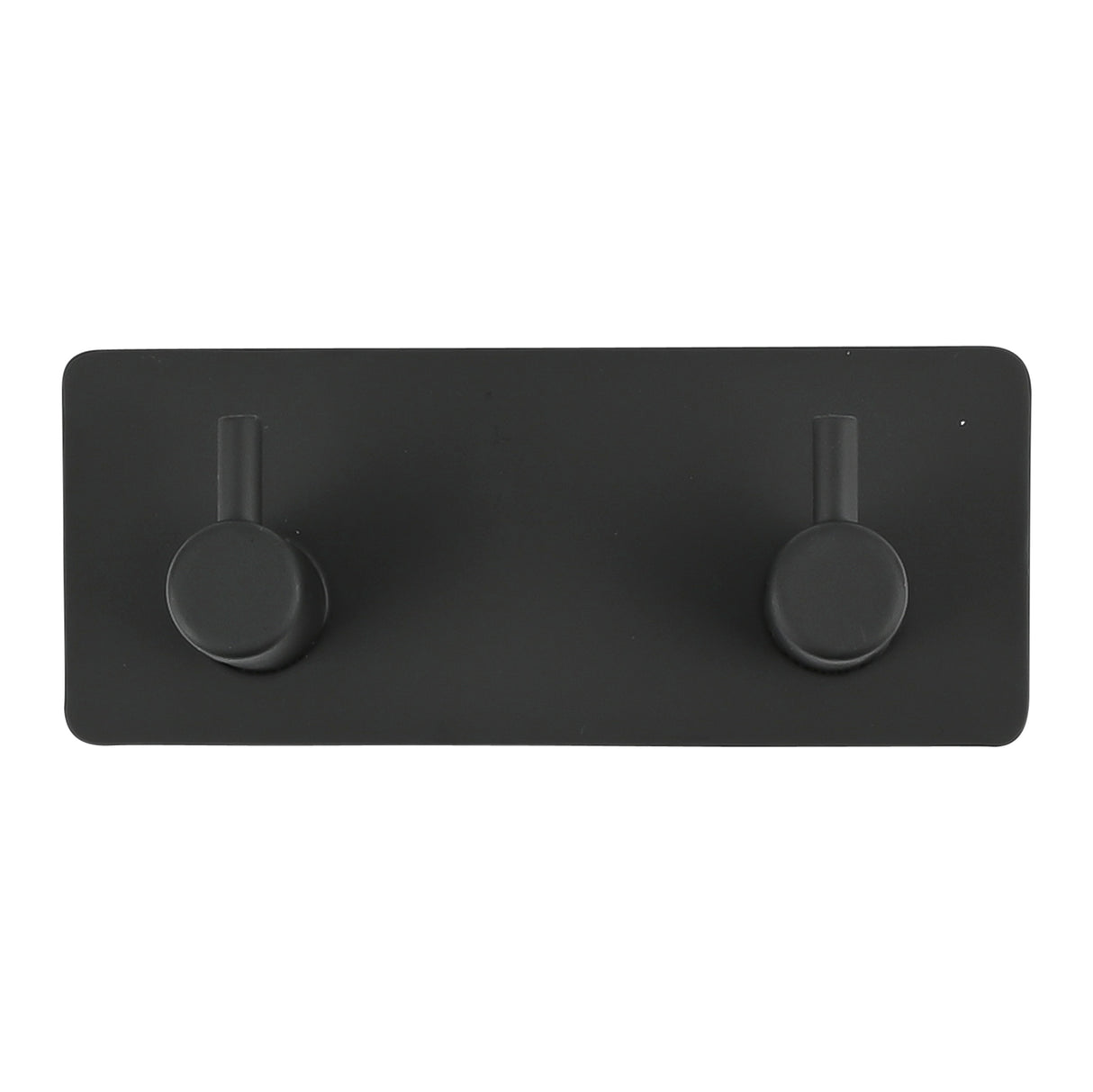 Hook double metal self-adhesive black