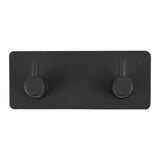 Hook double metal self-adhesive black