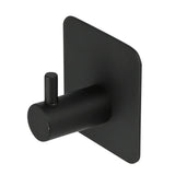 Haken aus selbstklebendem Metall in Schwarz