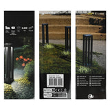 Garden lamp solar rectangle open 2 parts