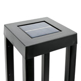 Garden lamp solar rectangle open 2 parts