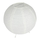Tischlampe aus Reispapier, rund, batteriebetrieben