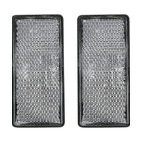 Reflector rechthoek wit 86 x 40 mm 2 dlg E4