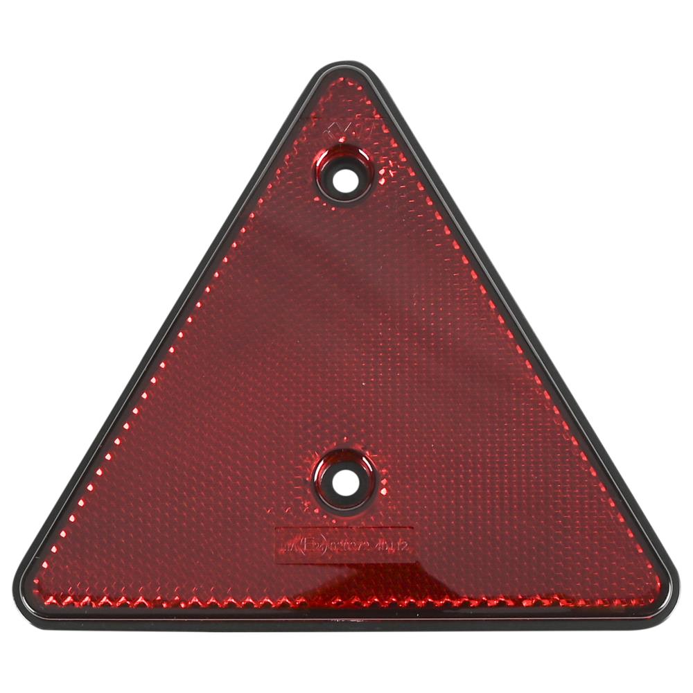Reflector driehoek rood 150mm E24