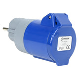 Adaptateur de prise CEE compact