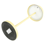 Solar-Tischlampe aus Metall in Beige