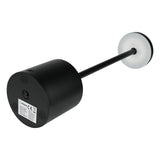 Tischlampe aus Metall, dimmbar, wiederaufladbar, schwarz
