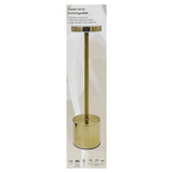 Lampe de table métal dimmable rechargeable or
