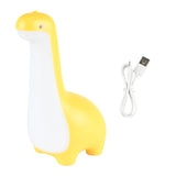 Lampe de nuit dinosaure dimmable rechargeable jaune