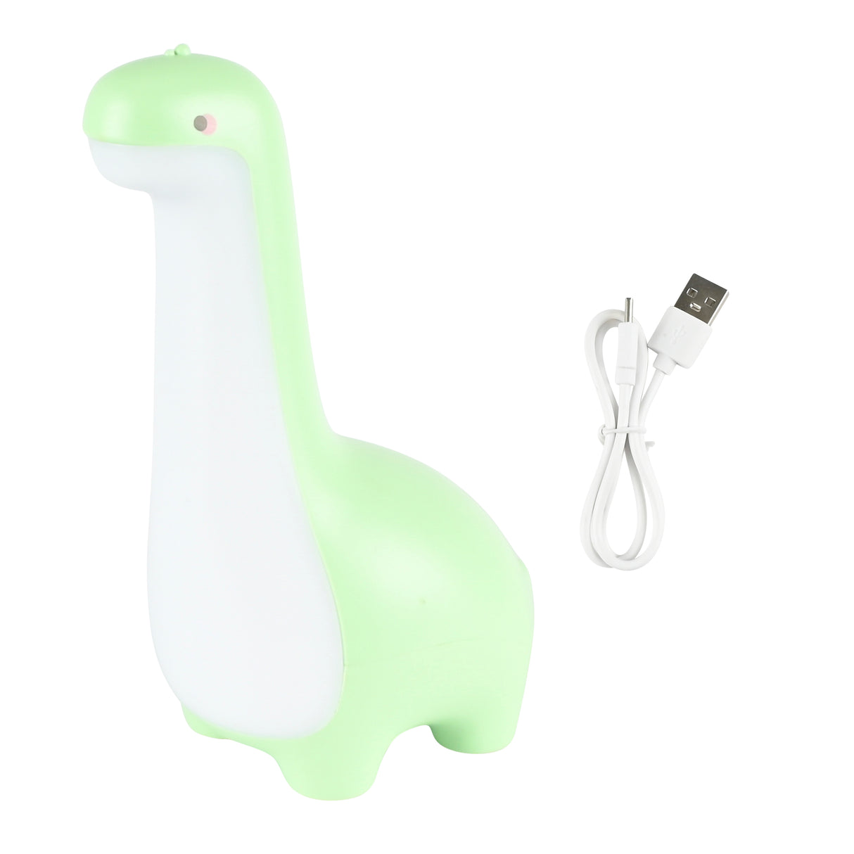 Night lamp dinosaur dimmable rechargeable green
