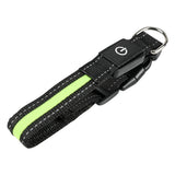 Hundehalsband mit Licht und Reflexion 40 cm