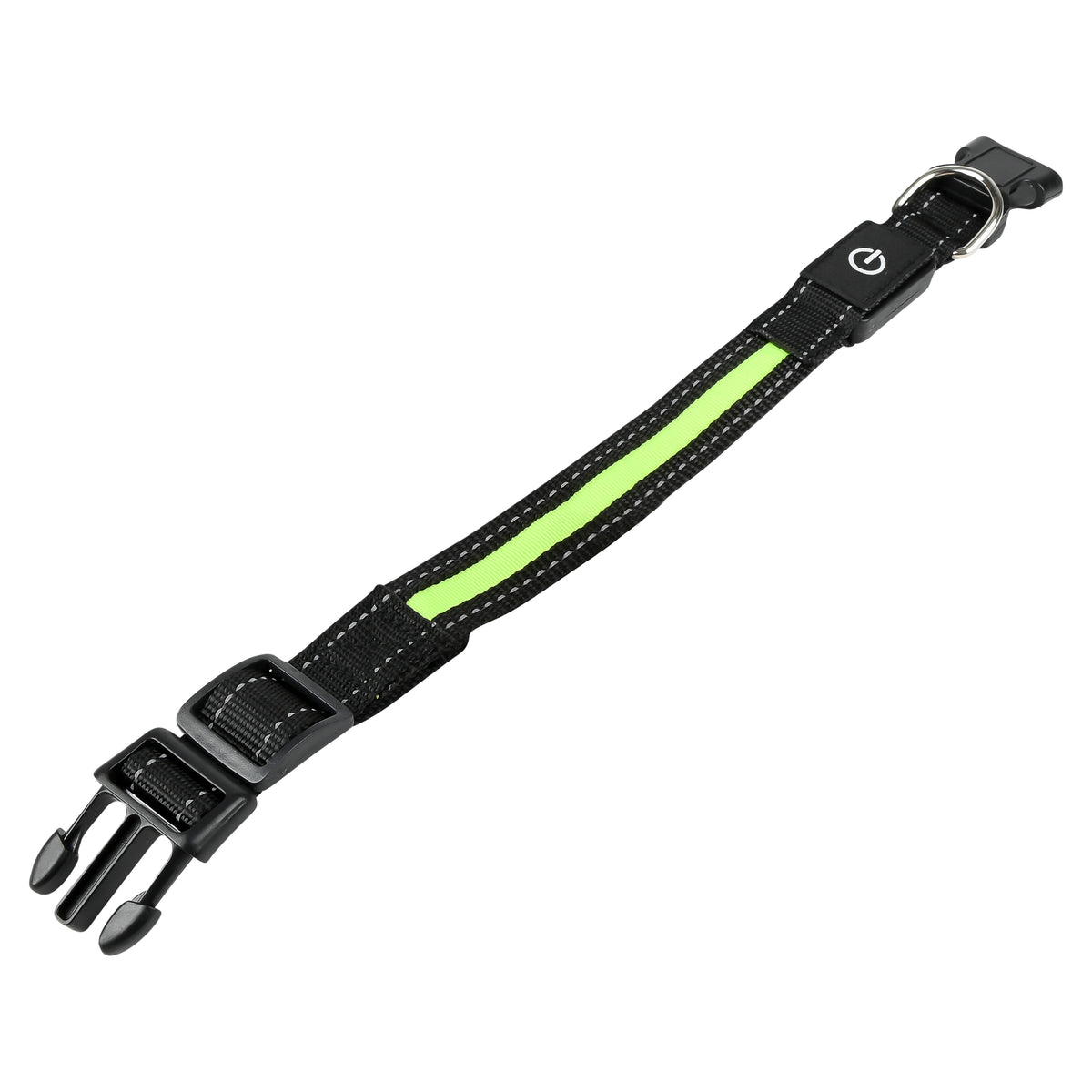 Hundehalsband mit Licht und Reflexion 40 cm