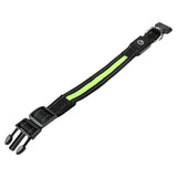 Hundehalsband mit Licht und Reflexion 40 cm