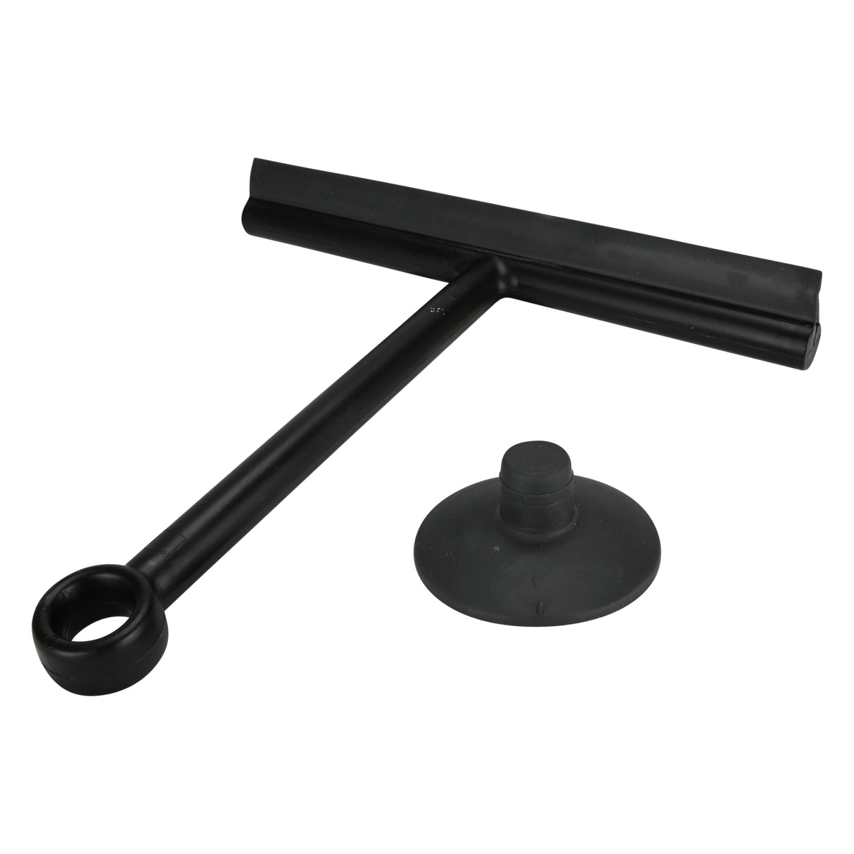 Wischer mit Saugnapf 22 cm schwarz