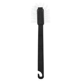 Dishwashing brush plastic oval black