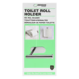 Toilettenpapierhalter silber selbstklebend