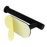 Toilettenpapierhalter schwarz selbstklebend