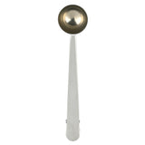 Measuring spoon with clip for coffee/tea