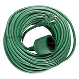 Verlengsnoer 2X1.5 niet geaard 20 mtr groen