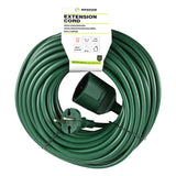 Verlengsnoer 2X1.5 niet geaard 20 mtr groen