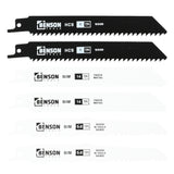 Reciprocating saw blades 6 pieces for wood and metal
