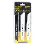 Reciprocating saw blades 6 pieces for wood and metal