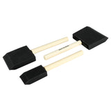 Schaumstoff-Schwammbürsten-Set 3-tlg