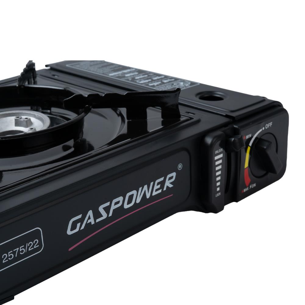 Gaspower Camping kooktoestel draagkoffer zwart