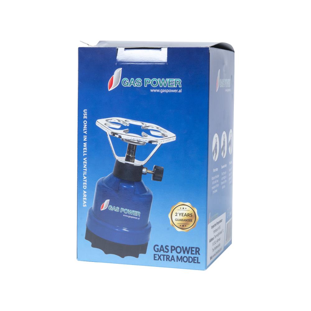 Gaspower Camping kookstel blauw