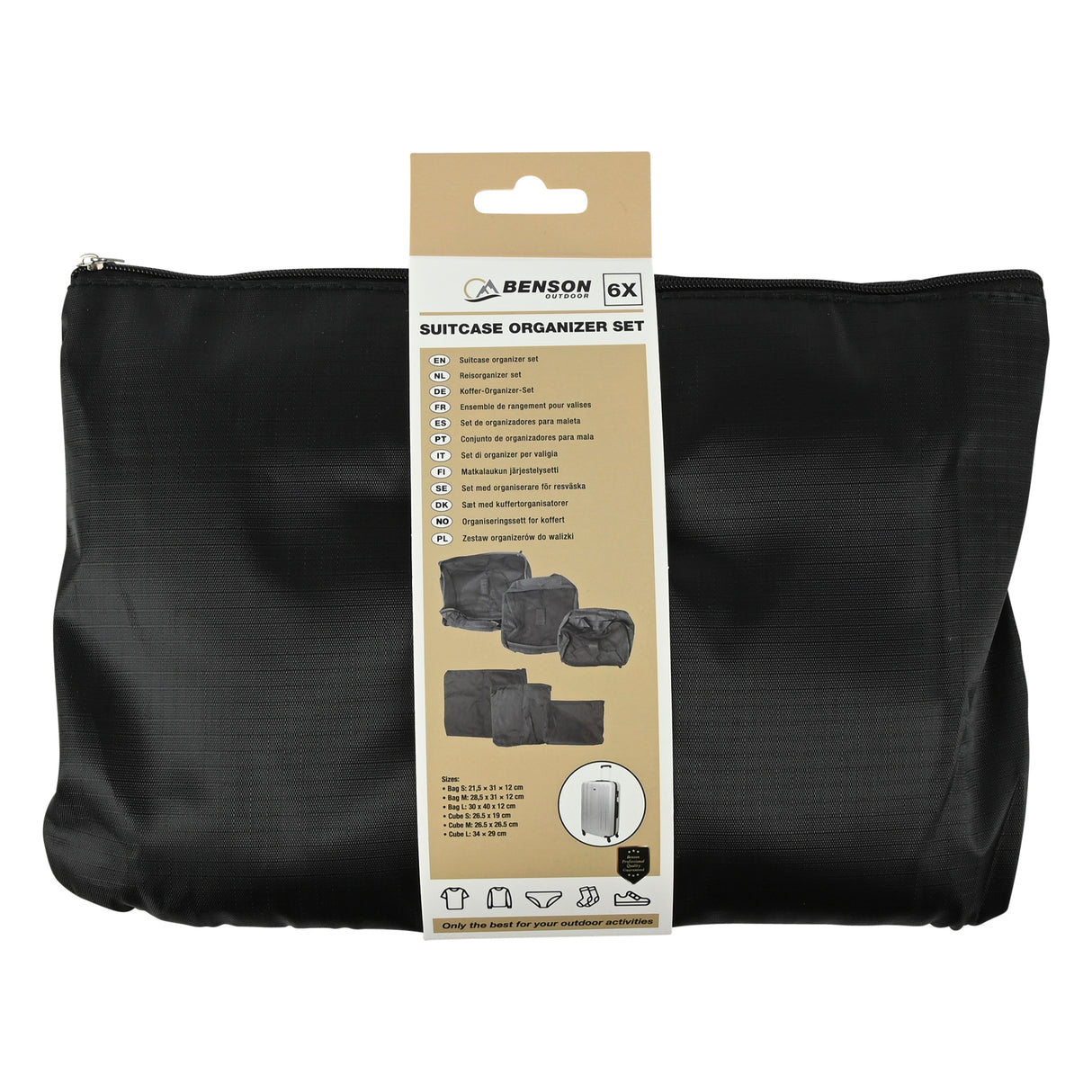 Reiseorganizer-Set 6-teilig