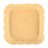 Airfryer containers with baking paper square 24 cm 100 pcs